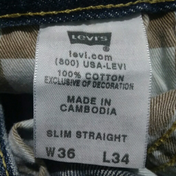 Levi's 514 Slim Straight Jeans - Picture 4 of 6